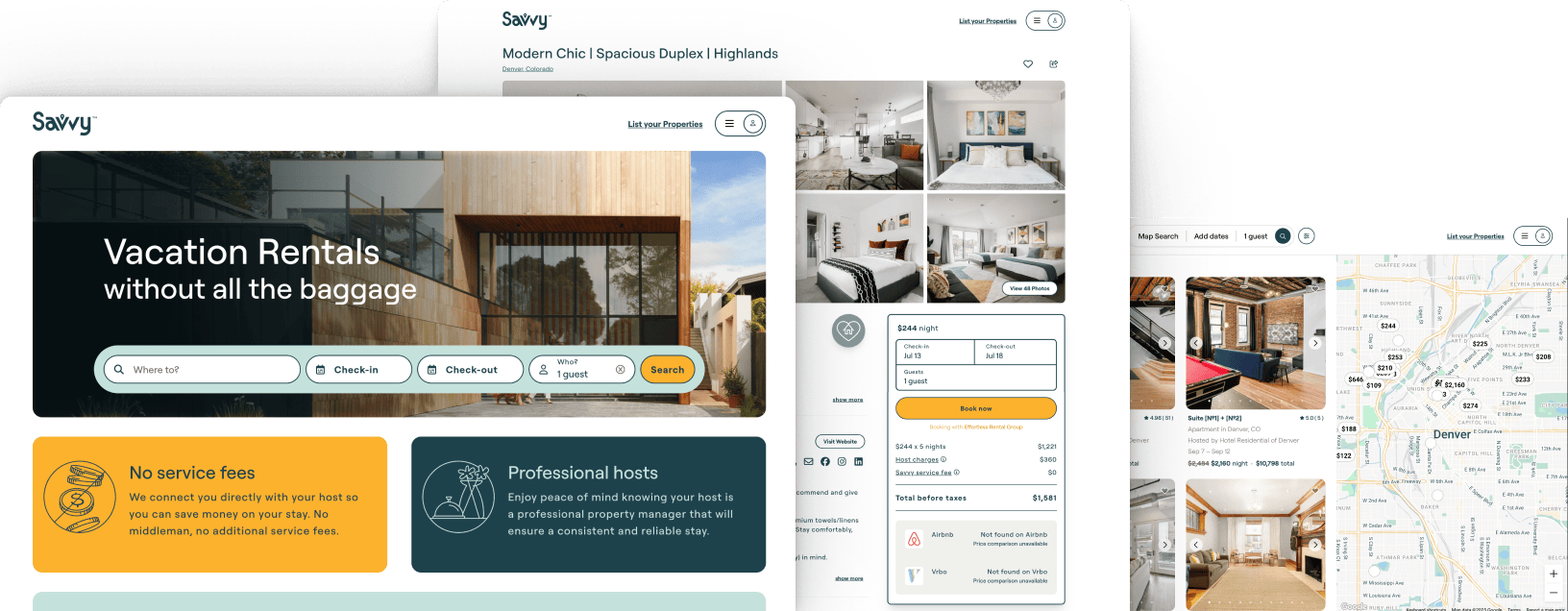 Savvy.com Project Screenshots - Custom Software Development